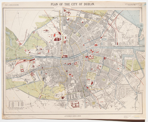 Plan of the City of Dublin 1884-1887